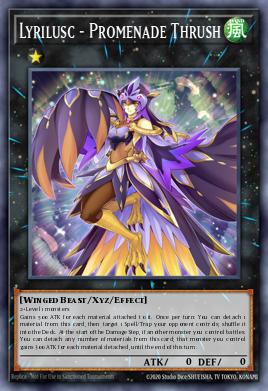 Lyrilusc - Promenade Thrush Yu-Gi-Oh card