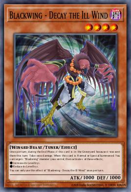 Blackwing - Decay the Ill Wind Yu-Gi-Oh card