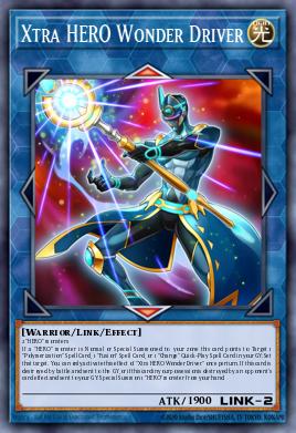 Xtra HERO Wonder Driver Yu-Gi-Oh card
