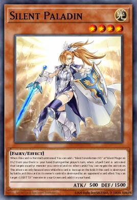Silent Paladin Yu-Gi-Oh card