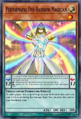 Performapal Five-Rainbow Magician Yu-Gi-Oh card