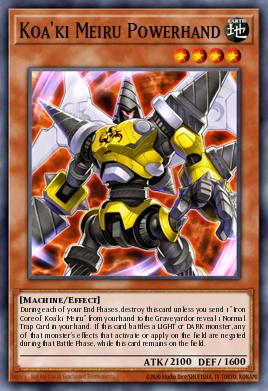 Koa'ki Meiru Powerhand Yu-Gi-Oh card