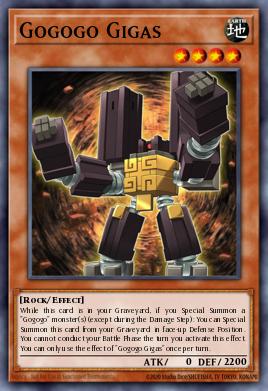 Gogogo Gigas Yu-Gi-Oh card