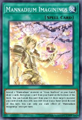 Mannadium Imaginings Yu-Gi-Oh card