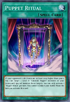 Puppet Ritual Yu-Gi-Oh card