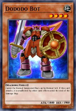 Dododo Bot Yu-Gi-Oh card