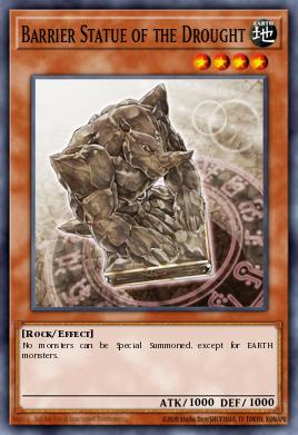 Barrier Statue of the Drought Yu-Gi-Oh card