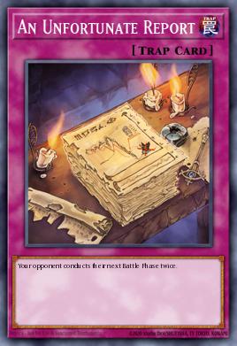 An Unfortunate Report Yu-Gi-Oh card