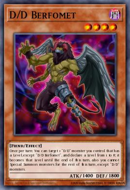 D/D Berfomet Yu-Gi-Oh card