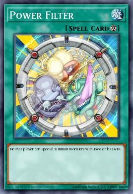 Power Filter Yu-Gi-Oh card