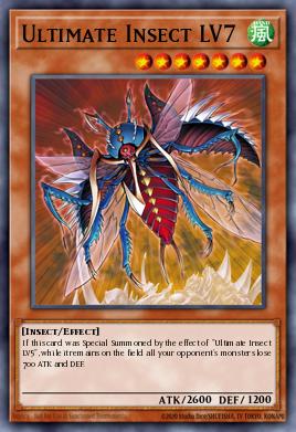 Ultimate Insect LV7 Yu-Gi-Oh card