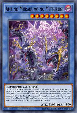 Ame no Murakumo no Mitsurugi Yu-Gi-Oh card