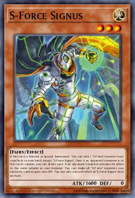 S-Force Signus Yu-Gi-Oh card