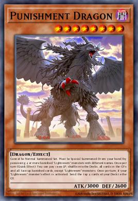 Punishment Dragon Yu-Gi-Oh card