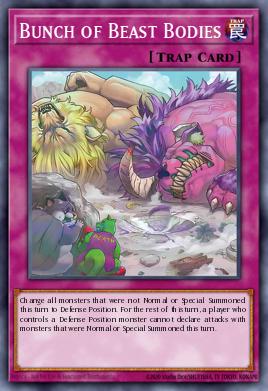 Bunch of Beast Bodies Yu-Gi-Oh card