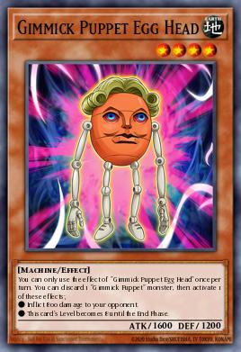 Gimmick Puppet Egg Head Yu-Gi-Oh card