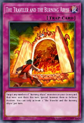 The Traveler and the Burning Abyss Yu-Gi-Oh card