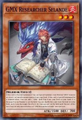 GMX Researcher Selande Yu-Gi-Oh card