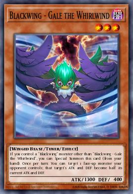 Blackwing - Gale the Whirlwind Yu-Gi-Oh card