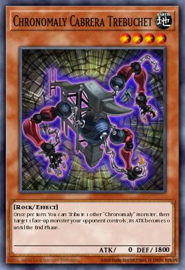 Chronomaly Cabrera Trebuchet Yu-Gi-Oh card