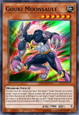 Gouki Moonsault Yu-Gi-Oh card