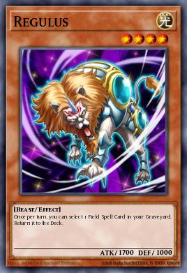 Regulus Yu-Gi-Oh card