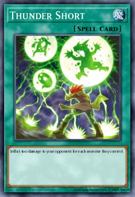 Thunder Short Yu-Gi-Oh card