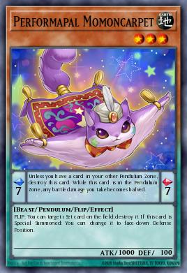 Performapal Momoncarpet Yu-Gi-Oh card
