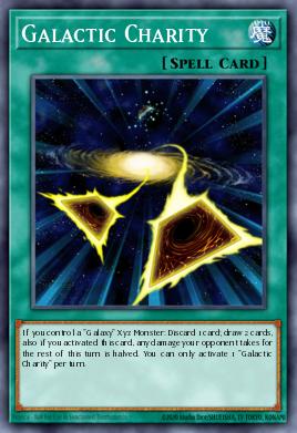 Galactic Charity Yu-Gi-Oh card