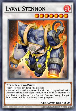 Laval Stennon Yu-Gi-Oh card