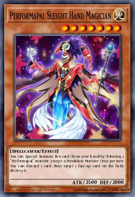 Performapal Sleight Hand Magician Yu-Gi-Oh card