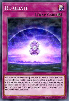 Re-qliate Yu-Gi-Oh card