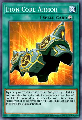Iron Core Armor Yu-Gi-Oh card