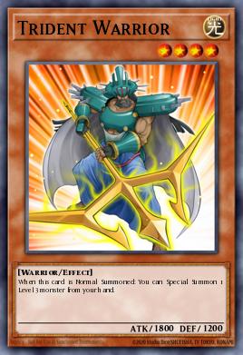 Trident Warrior Yu-Gi-Oh card