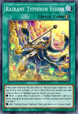 Radiant Typhoon Vision Yu-Gi-Oh card