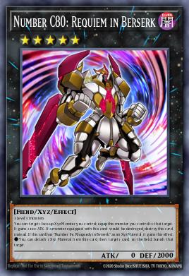 Number C80: Requiem in Berserk Yu-Gi-Oh card