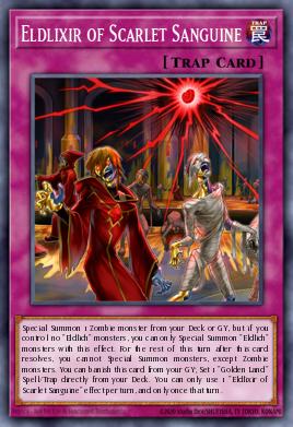 Eldlixir of Scarlet Sanguine Yu-Gi-Oh card