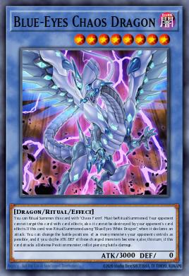 Blue-Eyes Chaos Dragon Yu-Gi-Oh card