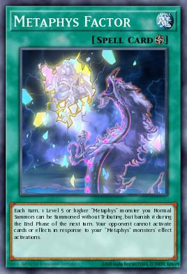 Metaphys Factor Yu-Gi-Oh card