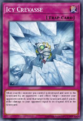 Icy Crevasse Yu-Gi-Oh card