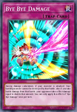 Bye Bye Damage Yu-Gi-Oh card