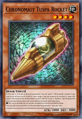 Chronomaly Tuspa Rocket Yu-Gi-Oh card