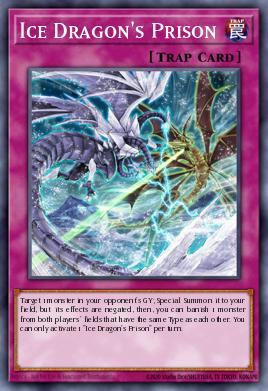 Ice Dragon's Prison Yu-Gi-Oh card