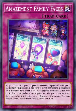 Amazement Family Faces Yu-Gi-Oh card