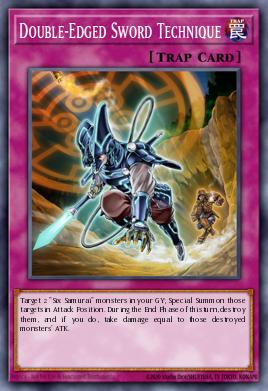 Double-Edged Sword Technique Yu-Gi-Oh card