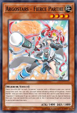 Argostars - Fierce Parthe Yu-Gi-Oh card