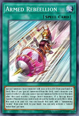 Armed Rebeellion Yu-Gi-Oh card