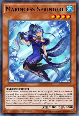 Marincess Springirl Yu-Gi-Oh card