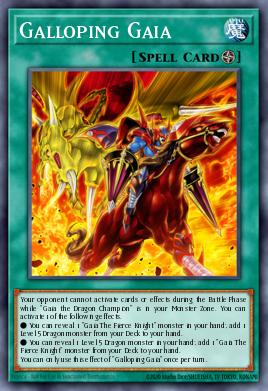 Galloping Gaia Yu-Gi-Oh card