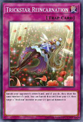 Trickstar Reincarnation Yu-Gi-Oh card